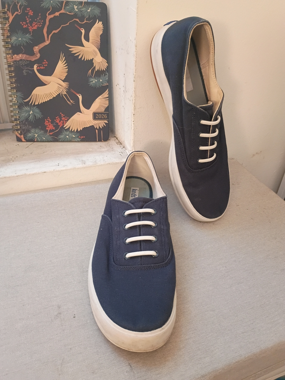 Keds Men's Navy Canvas Low-Top Sneakers